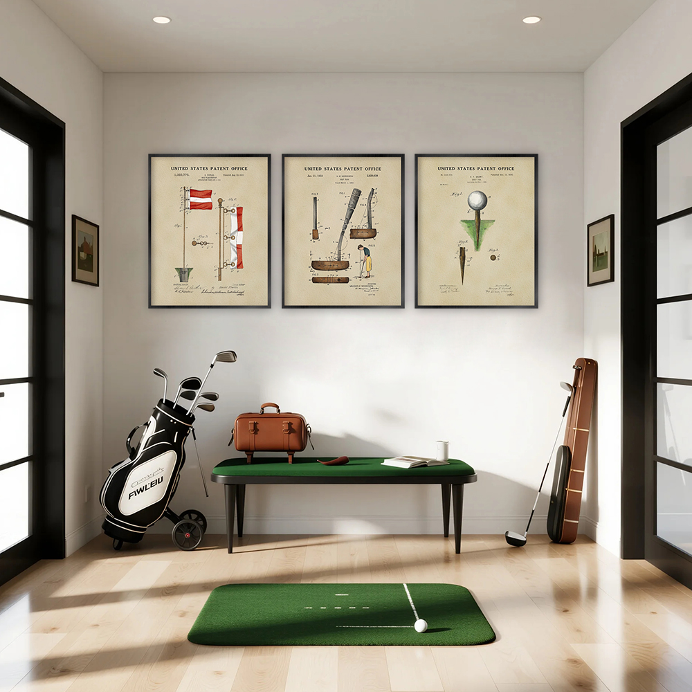 Vintage Golf Patent Art Prints - Golf Equipment Industry 리뷰 및 가격