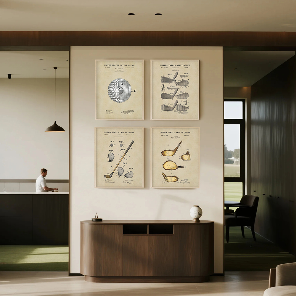 Vintage Golf Patent Art Prints - Golf Equipment Industry 리뷰 및 가격