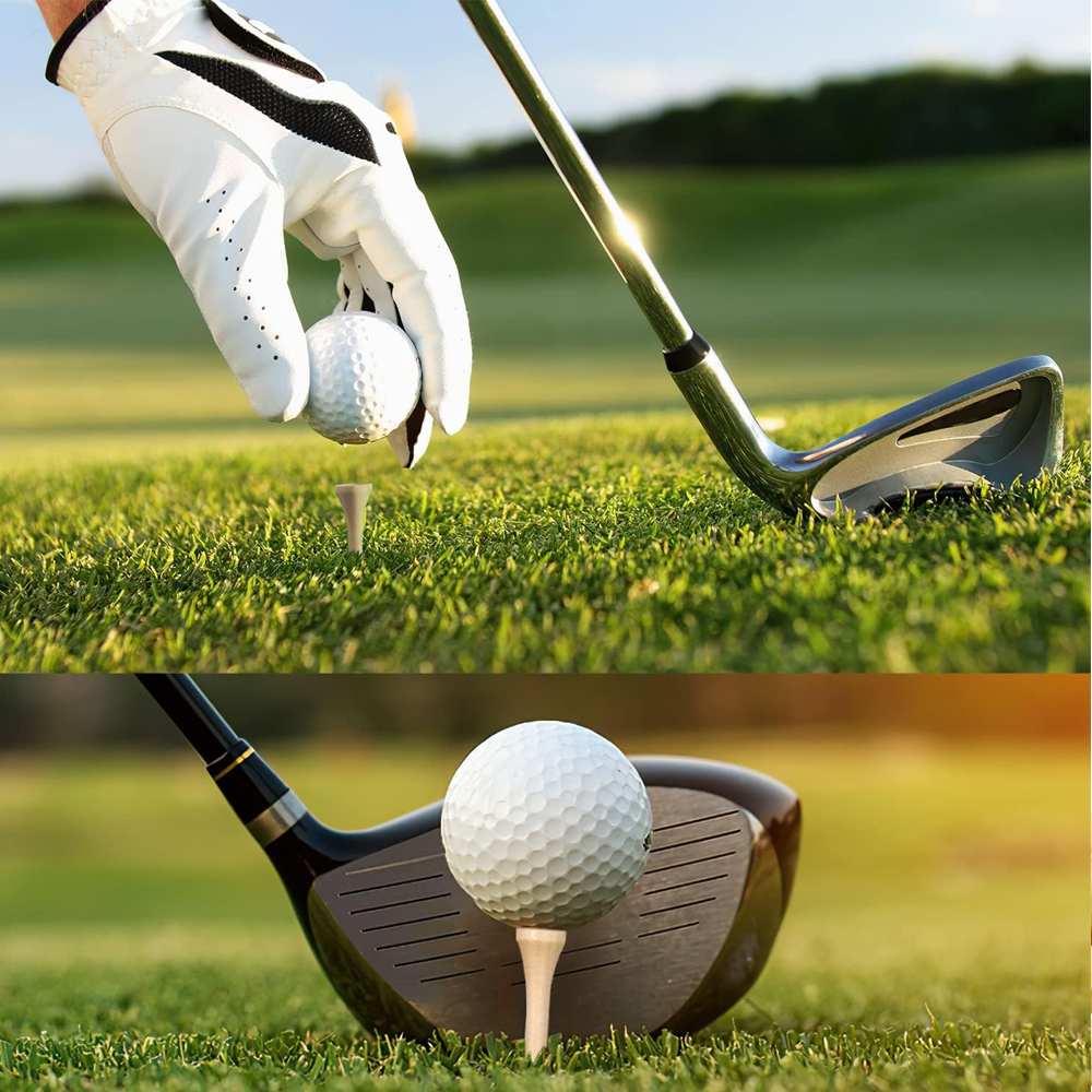 50Pcs/Set Wooden Golf Tee Tees - Golf Equipment Kit 리뷰 및 가격