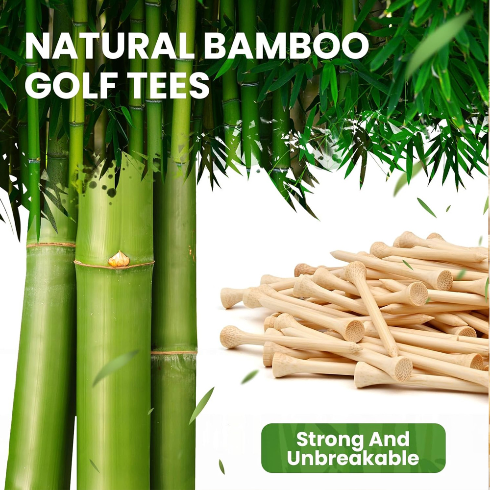 50Pcs/Set Wooden Golf Tee Tees - Golf Equipment Kit 리뷰 및 가격